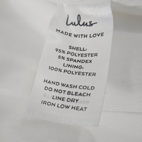 Lulus Women's White Tortoise Shell O Ring Cut Out Halter Top Size M NWTF - Picture 10 of 13